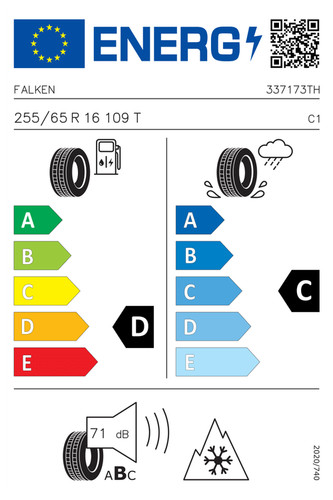 Ganzjahresreifen falken 255 - ganzjahresreifen, 255/65